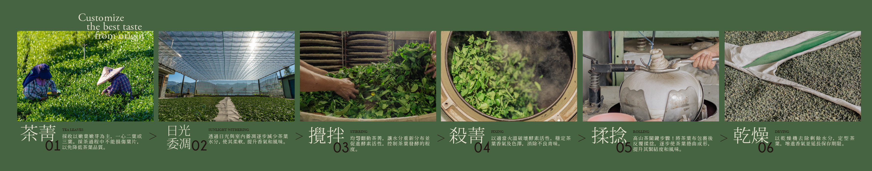 興樂製茶 製茶過程
